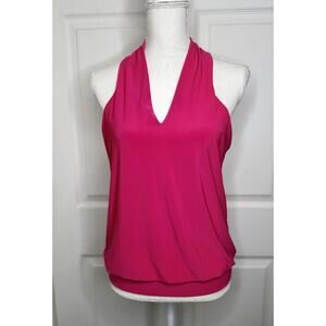 Express Halter Top Sleeveless Raspberry Pink Size Small NEW